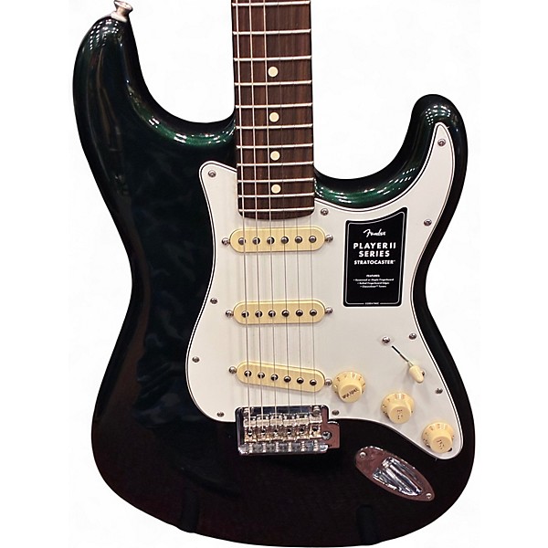 Used Fender player stratocaster II Green Solid Body Electric Guitar