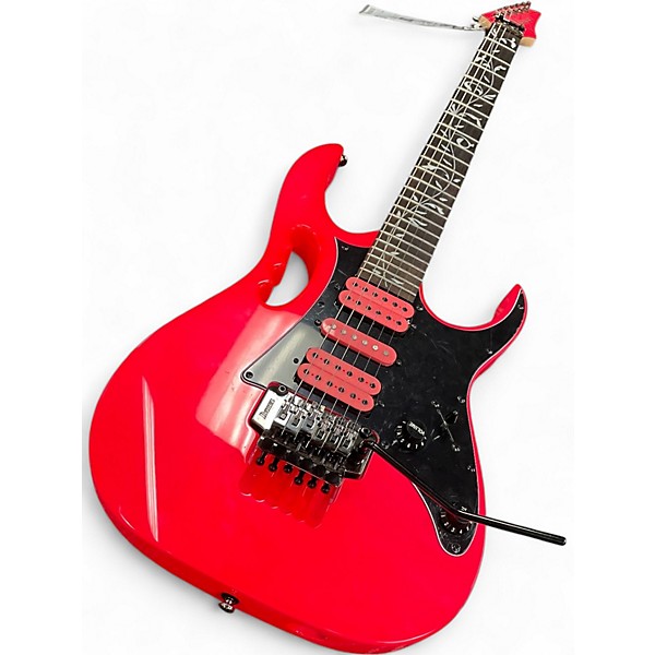 Used Ibanez JEMJR Pink Solid Body Electric Guitar