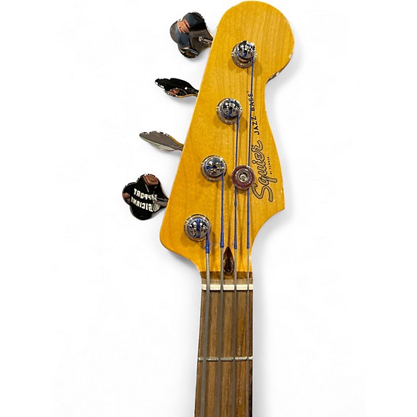 Used 2025 Squier Classic Vibe 1960S Jazz Bass 2 Tone Sunburst Electric Bass Guitar