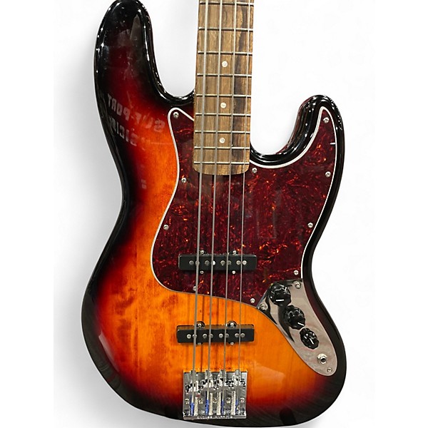 Used 2025 Squier Classic Vibe 1960S Jazz Bass 2 Tone Sunburst Electric Bass Guitar