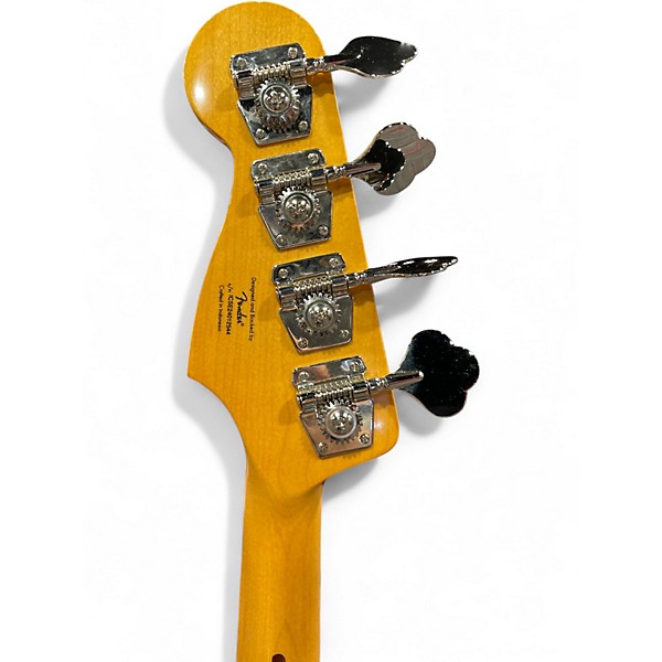 Used 2025 Squier Classic Vibe 1960S Jazz Bass 2 Tone Sunburst Electric Bass Guitar