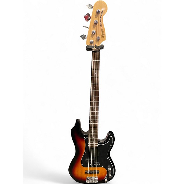 Used Squier Precision Bass 2 Color Sunburst Electric Bass Guitar