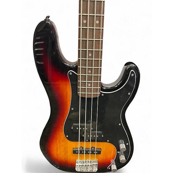 Used Squier Precision Bass 2 Color Sunburst Electric Bass Guitar
