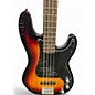 Used Squier Precision Bass 2 Color Sunburst Electric Bass Guitar