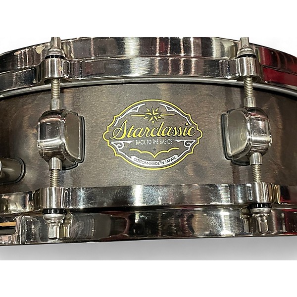 Used TAMA 14X3 Starclassic Snare BRUSHED PEWTER Drum