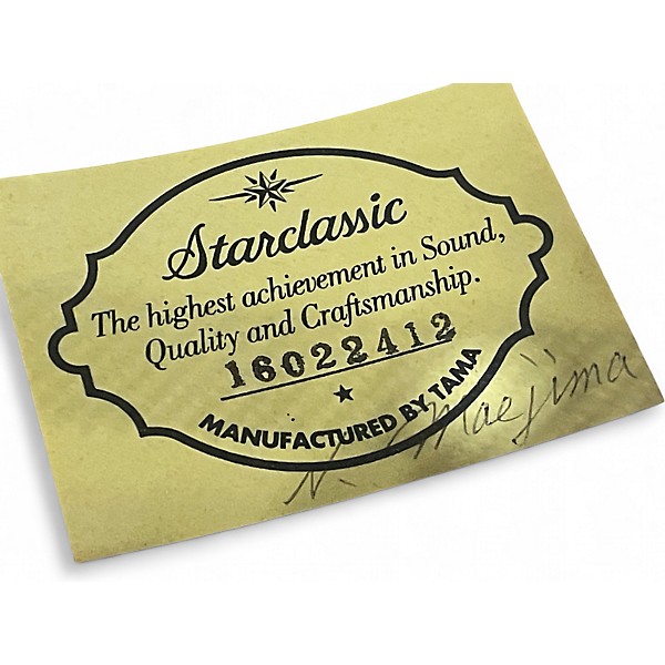 Used TAMA 14X3 Starclassic Snare BRUSHED PEWTER Drum