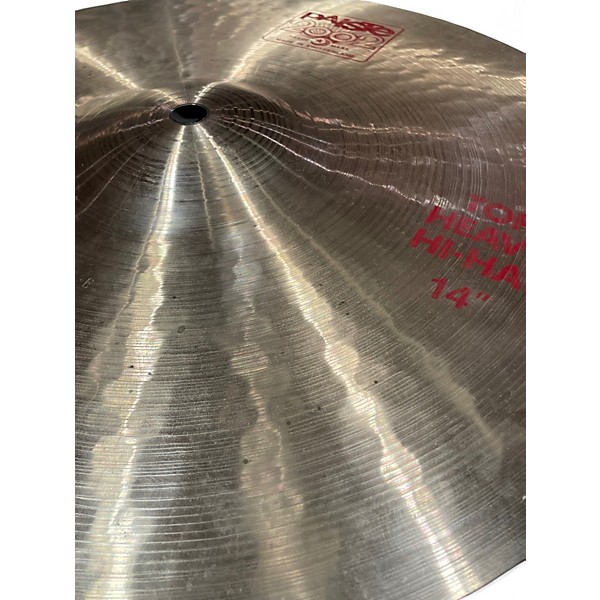Used Paiste 14in 2002 Medium Hi Hat Pair Cymbal