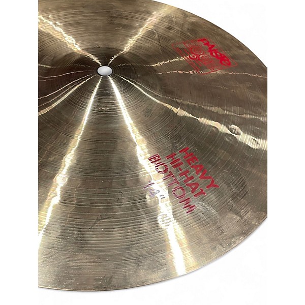Used Paiste 14in 2002 Medium Hi Hat Pair Cymbal