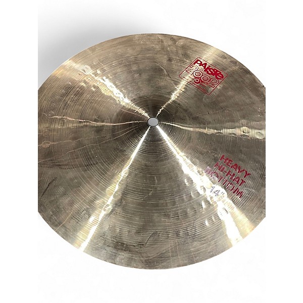 Used Paiste 14in 2002 Medium Hi Hat Pair Cymbal