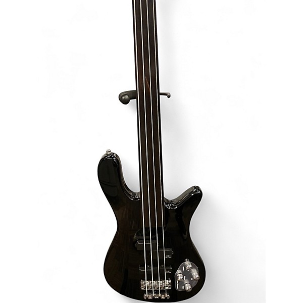 Used Warwick  Streamer LX 4 String Fretless Black Electric Bass Guitar