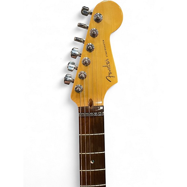 Used Fender American Deluxe Stratocaster 2 Tone Sunburst Solid Body Electric Guitar