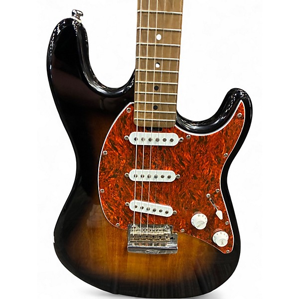 Used Sterling by Music Man Cutlass CT50-SSS Vintage Sunburst Solid Body Electric Guitar