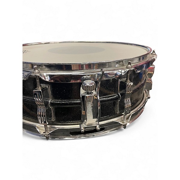 Used Ludwig 5X14 Acrolite Snare black galaxy Drum
