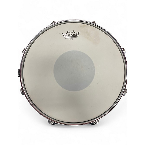 Used Ludwig 5X14 Acrolite Snare black galaxy Drum