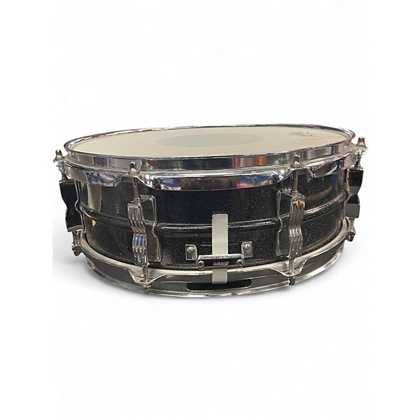 Used Ludwig 5X14 Acrolite Snare black galaxy Drum