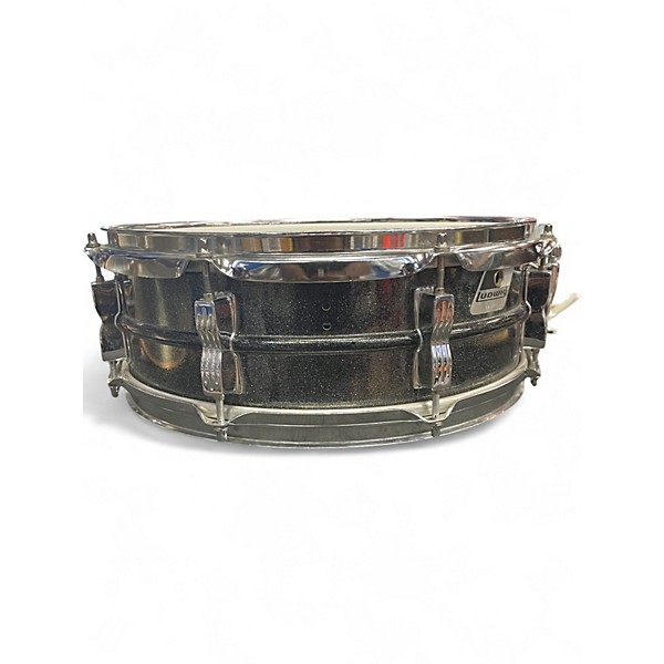 Used Ludwig 5X14 Acrolite Snare black galaxy Drum