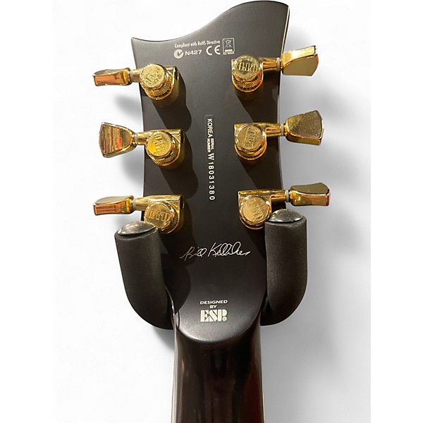 Used ESP ltd sparrowhawk ltd edition Satin Green Solid Body Electric Guitar