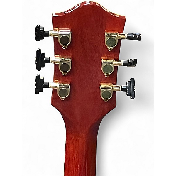 Used Gretsch Guitars G5022CE Rancher Jumbo Trans Orange Acoustic Electric Guitar