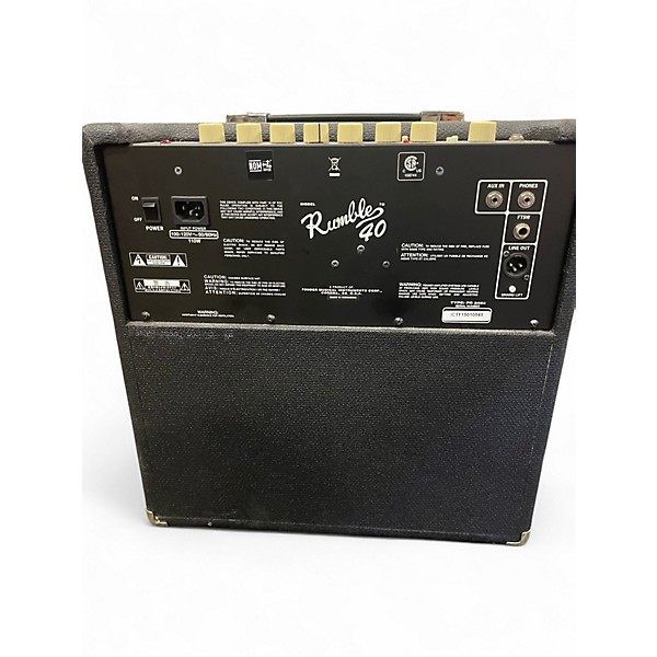 Used Fender Rumble V3 40W 1x10 Bass Combo Amp