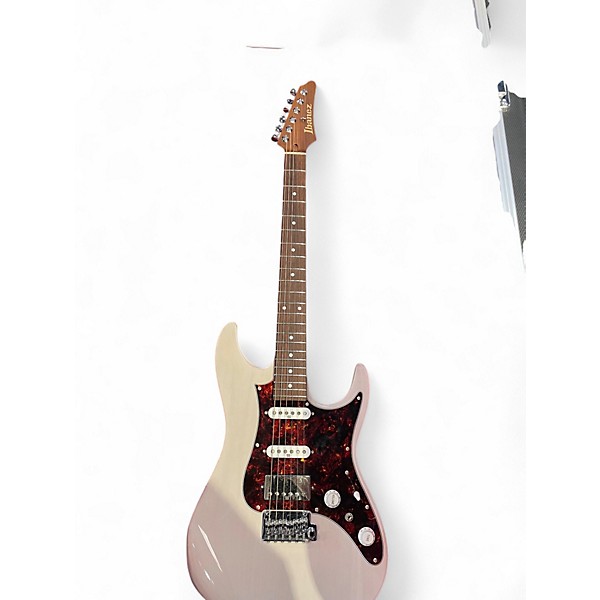 Used Ibanez AZ2204N PRESTIGE Antique White Blonde Solid Body Electric Guitar