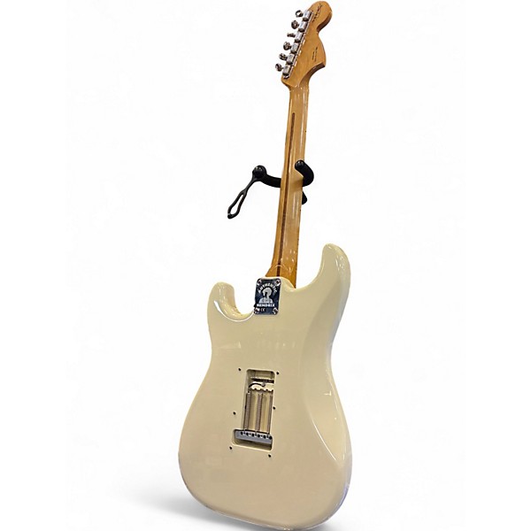 Used Fender Jimi Hendrix Stratocaster Olympic White Solid Body Electric Guitar