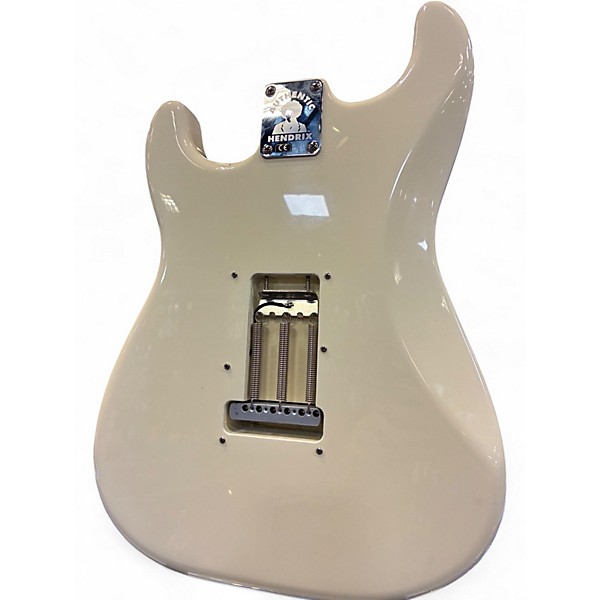 Used Fender Jimi Hendrix Stratocaster Olympic White Solid Body Electric Guitar
