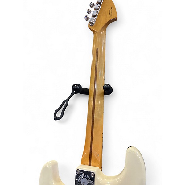 Used Fender Jimi Hendrix Stratocaster Olympic White Solid Body Electric Guitar