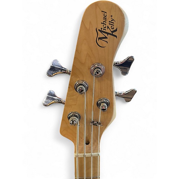 Used Michael Kelly ELEMENT 4OP OPEN PORE YELLOW Electric Bass Guitar