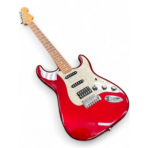 Used 2018 Fender FSR Player Stratocaster HSS Candy Red Burst Solid Body Electric Guitar