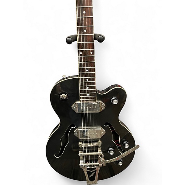 Used 2006 Epiphone Wildkat Royale Black Pearl Hollow Body Electric Guitar