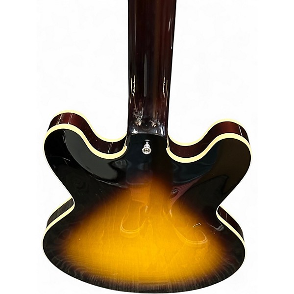 Used Heritage 535 2 Color Sunburst Hollow Body Electric Guitar