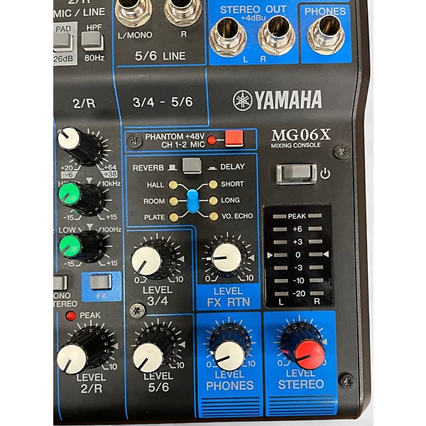 Used Yamaha MG06X Unpowered Mixer