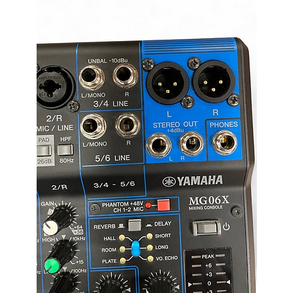 Used Yamaha MG06X Unpowered Mixer