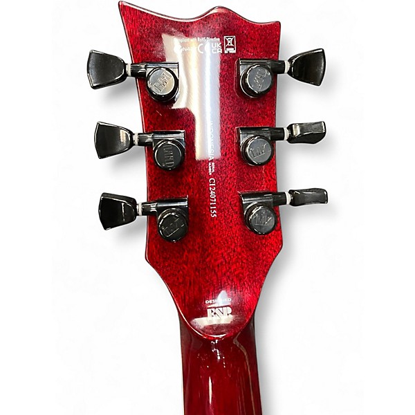 Used ESP EC1000 Deluxe Red Solid Body Electric Guitar