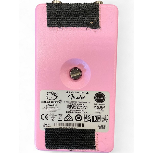 Used Fender Hello Kitty Fuzz Effect Pedal
