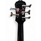Used Epiphone Les Paul Standard 5 String Trans Black Electric Bass Guitar