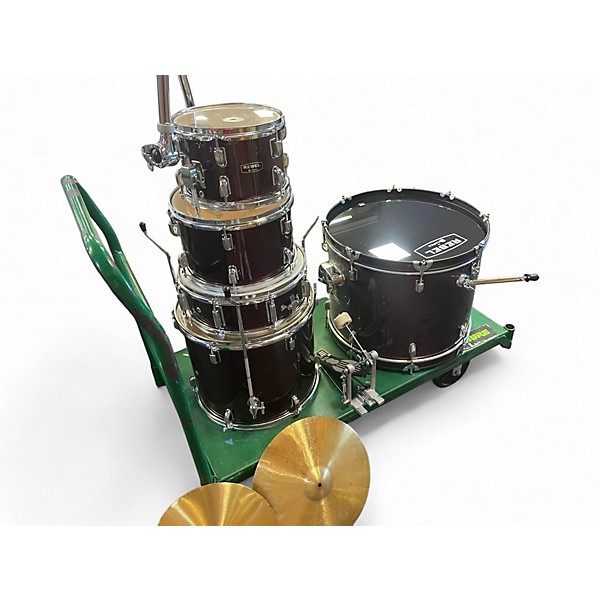 Used Mapex 5 Piece REBAL Red Drum Kit