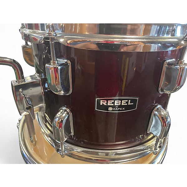 Used Mapex 5 Piece REBAL Red Drum Kit