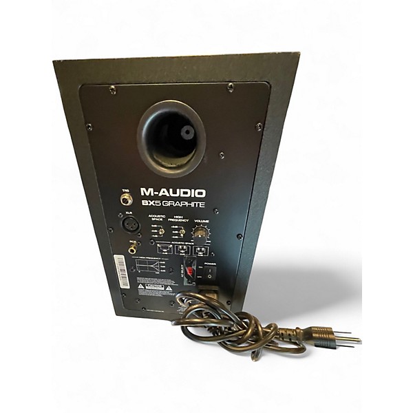 Used 2010s M-Audio BX5 GRAPHITE Powered Monitor