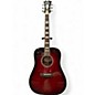 Used D'Angelico Premier Lexington Trans Black Cherry Burst Acoustic Electric Guitar thumbnail