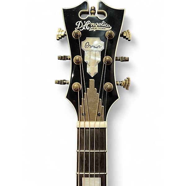 Used D'Angelico Premier Lexington Trans Black Cherry Burst Acoustic Electric Guitar