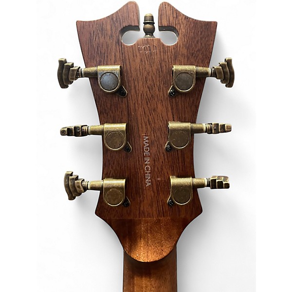 Used D'Angelico Premier Lexington Trans Black Cherry Burst Acoustic Electric Guitar