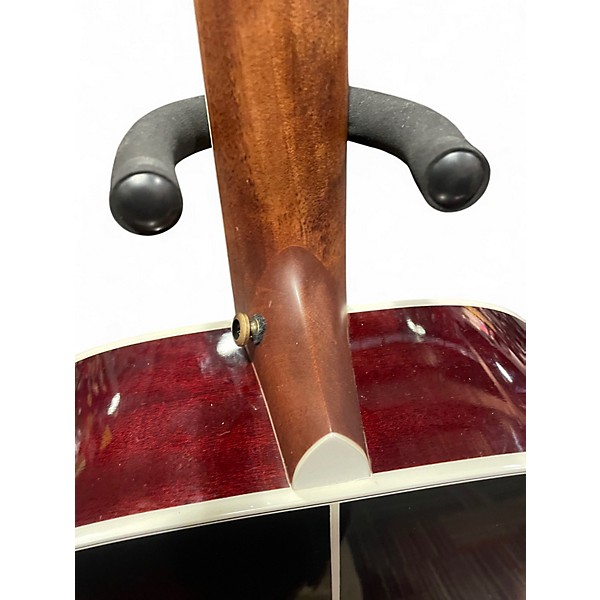 Used D'Angelico Premier Lexington Trans Black Cherry Burst Acoustic Electric Guitar