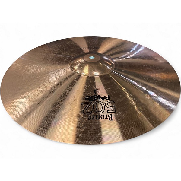 Used Paiste 18in 502 Bronze Crash Cymbal
