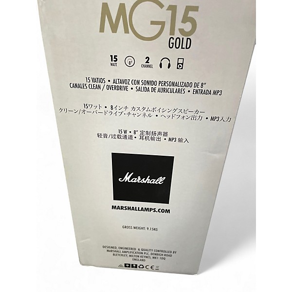 Used Marshall MG15 1X8 15W Guitar Combo Amp