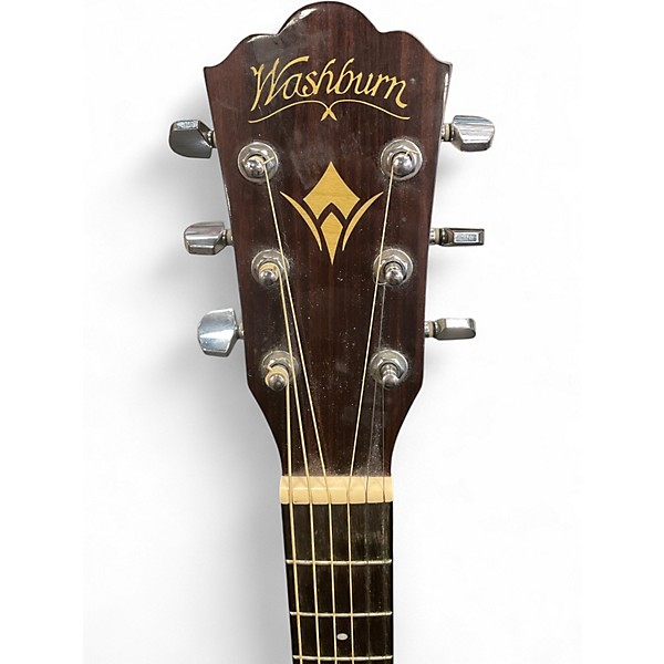 Used Washburn WL012SE Mahogany Acoustic Electric Guitar