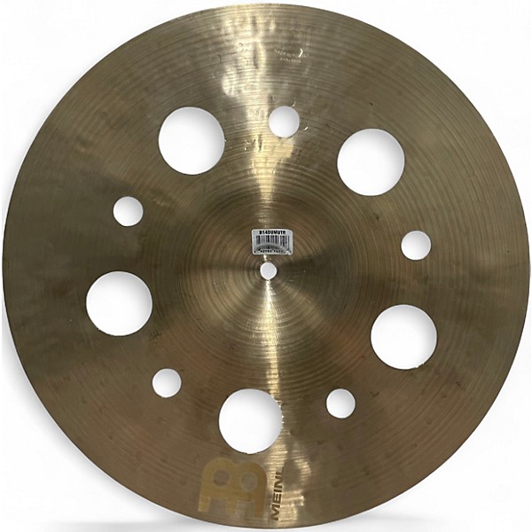 Used MEINL 14in BYZANCE DUAL MUTLI TRASH Cymbal