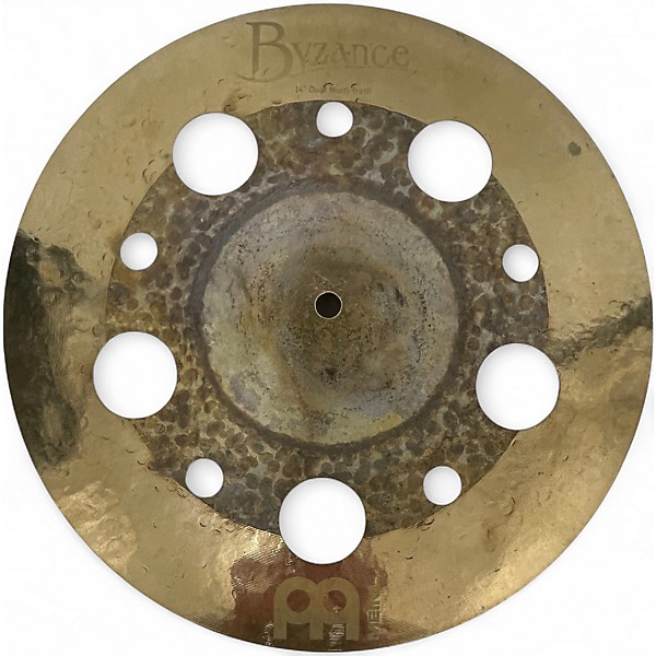 Used MEINL 14in BYZANCE DUAL MUTLI TRASH Cymbal