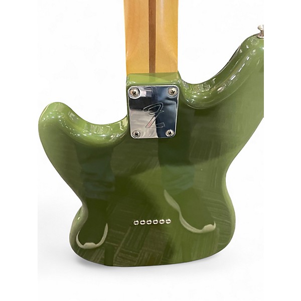 Used Fender Modern Player Mustang Green Solid Body Electric Guitar