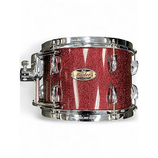 Used Pearl 3 Piece MASTERS MAPLE RESERVE  GRAPE RED SPARKLE Drum Kit